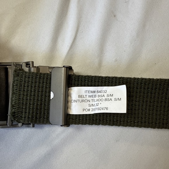 BSA Centennial Boy Scouts of America web Belt Small Medium 32 NWT 64032 Official - Picture 3 of 5